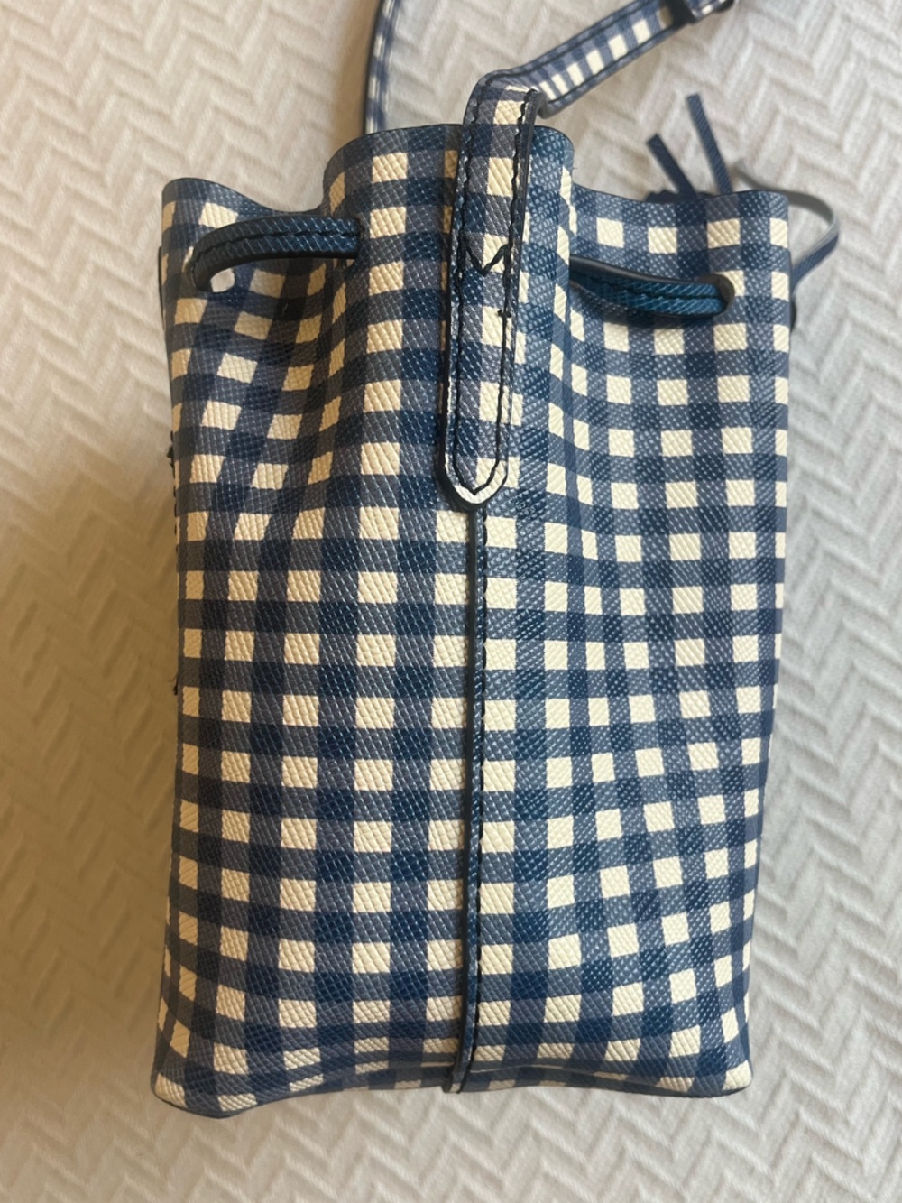 J Crew Gingham Bucket Bag - Picture 7 of 17